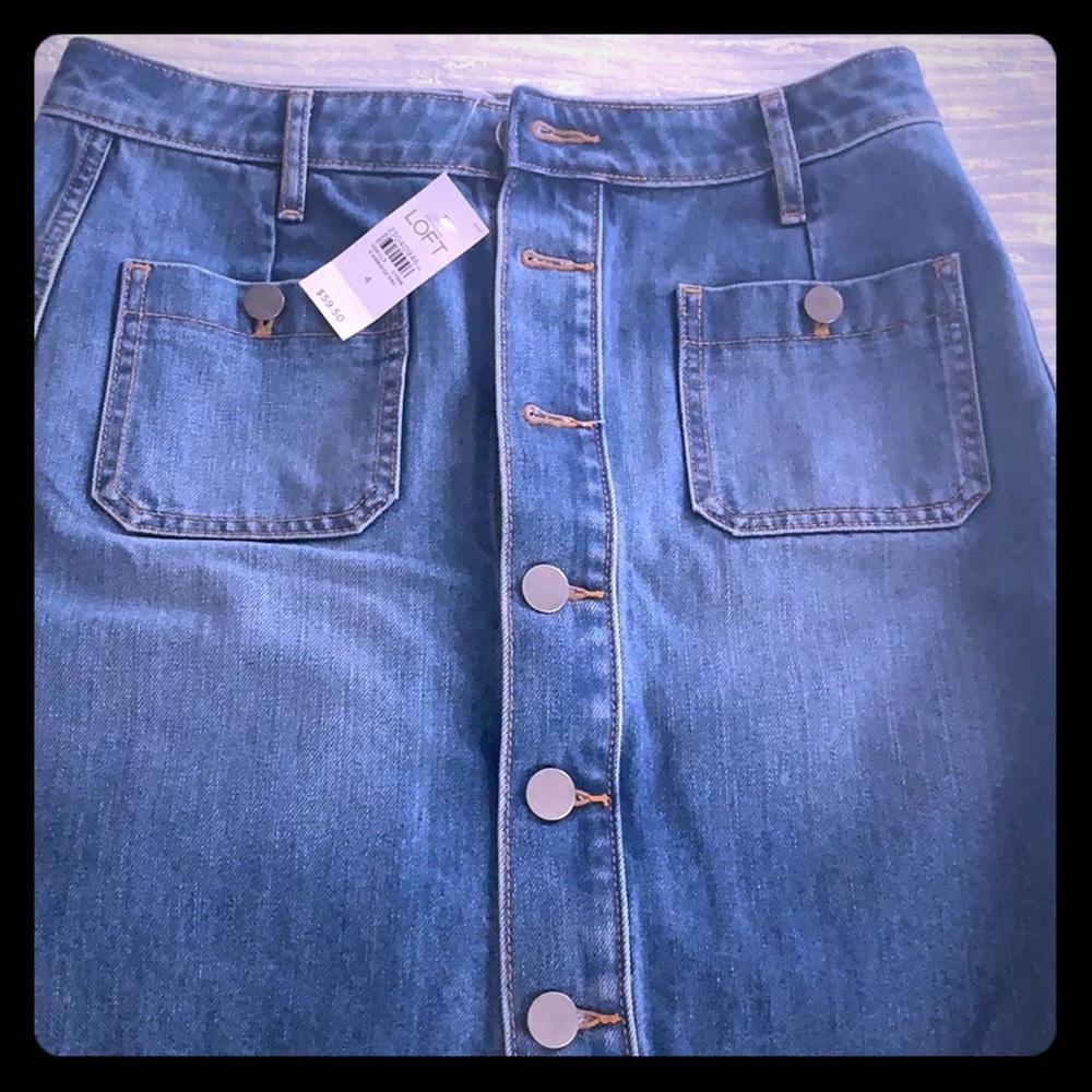 Denim skirt